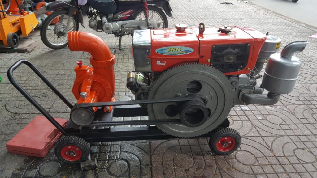 Máy Bơm Nước Đầu Nổ diesel D24-Đề Nổ